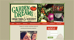 Desktop Screenshot of mygardendreams.com