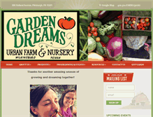 Tablet Screenshot of mygardendreams.com